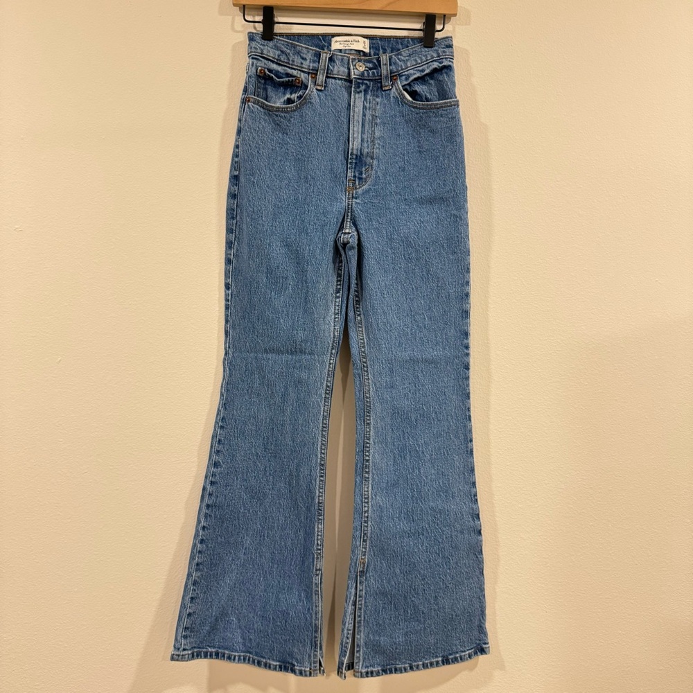 Abercrombie & Fitch Blue Flare Jeans